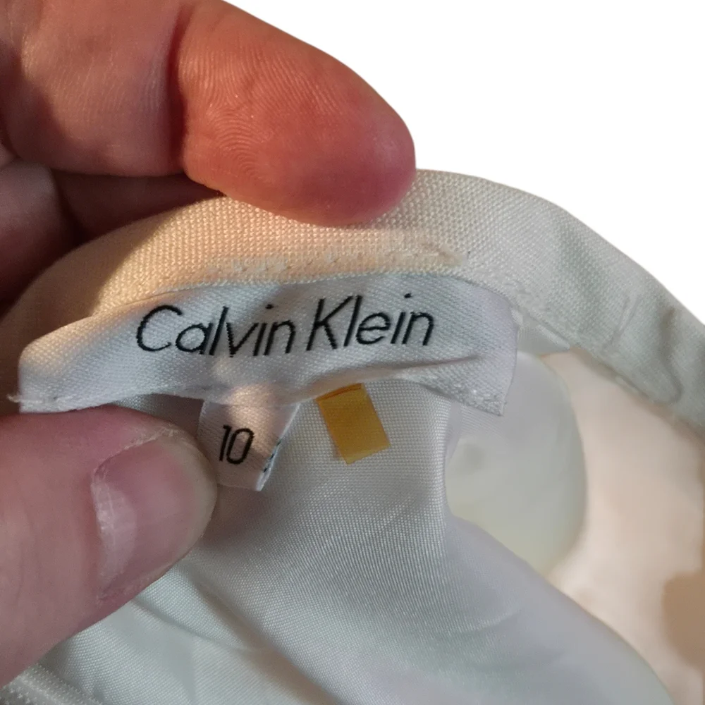 Calvin Klein Elegant White Pencil Skirt - Picture 4 of 4